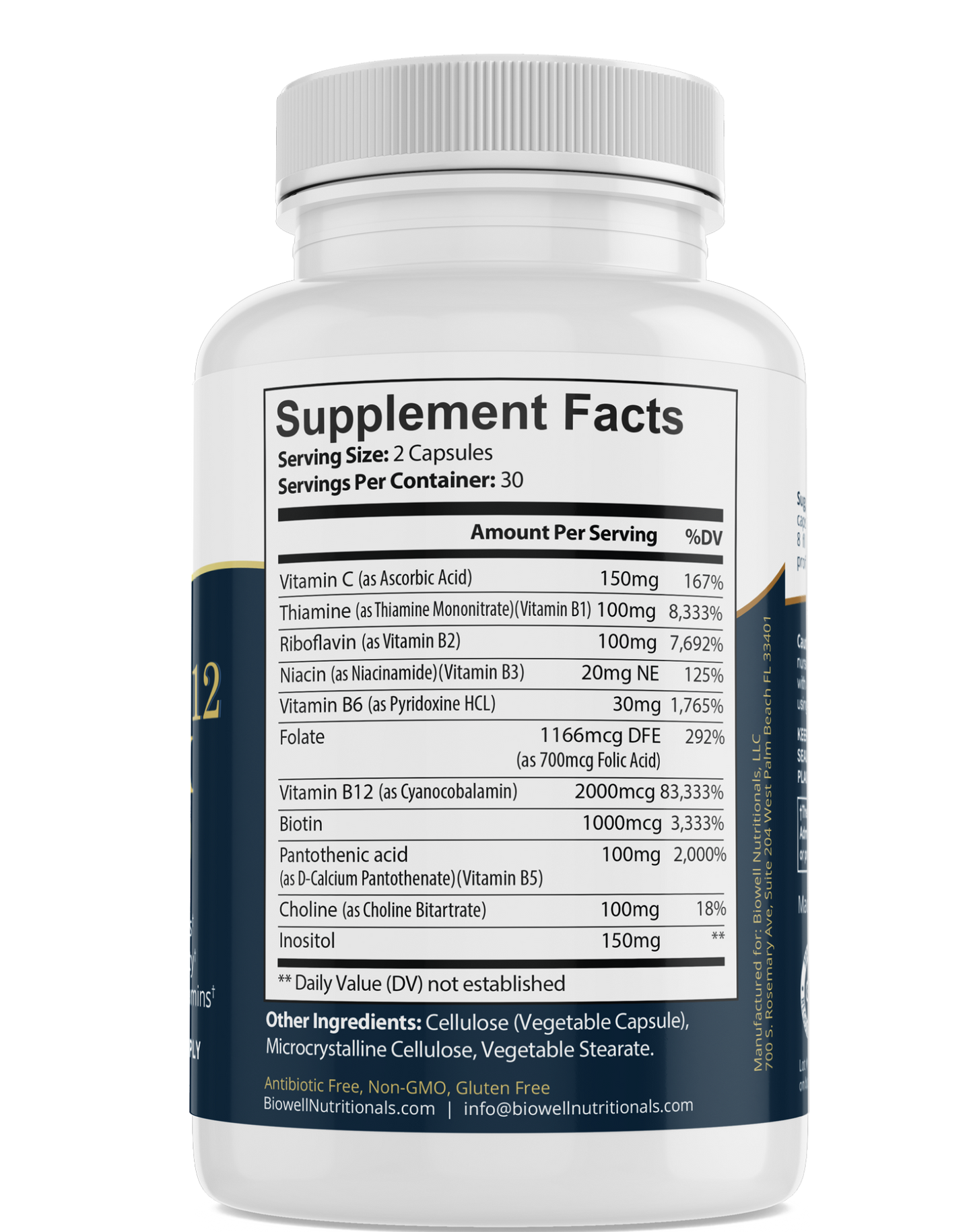 Vitamin B-12 Complex(Intelligence & Energy Boosting)