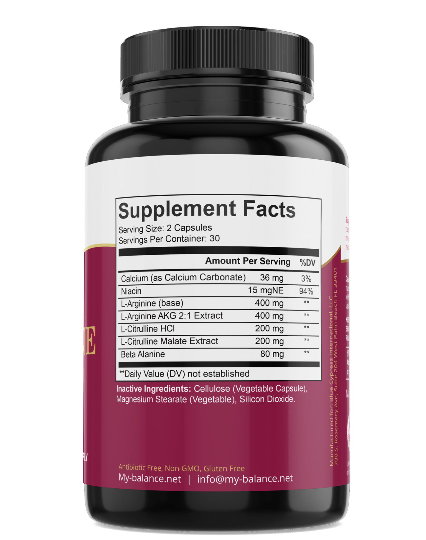 L-Arginine (Strength & Energy Boosting)