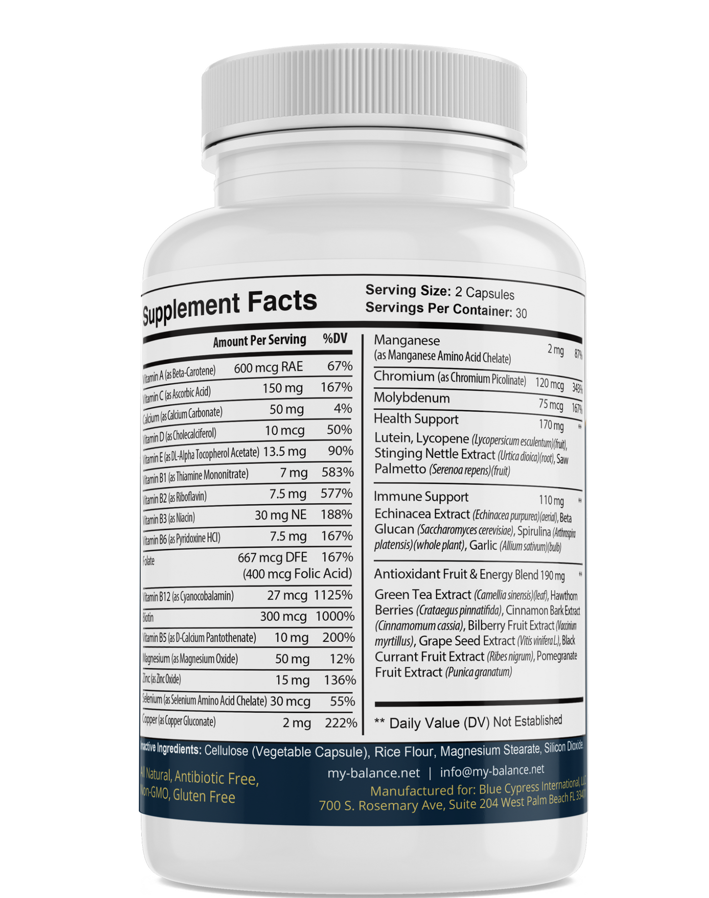 Multivitamins (Health & Wellness Boosting)